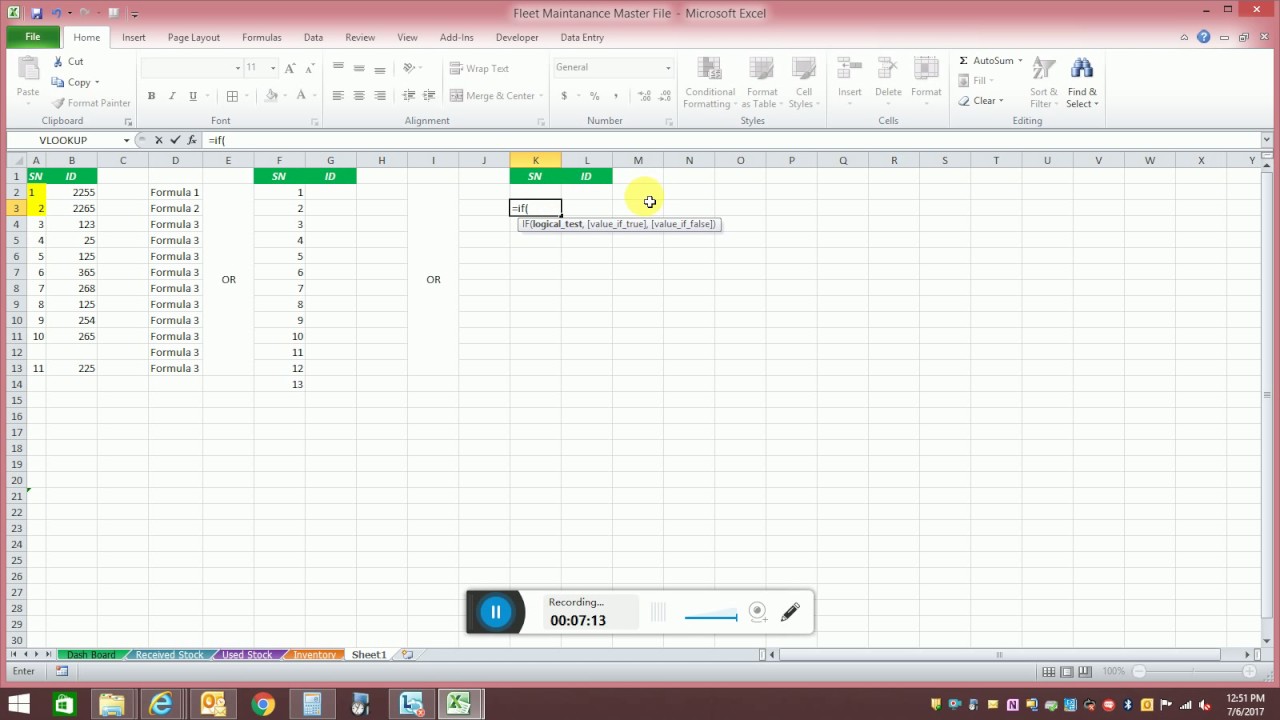 how to create serial numbers in excel